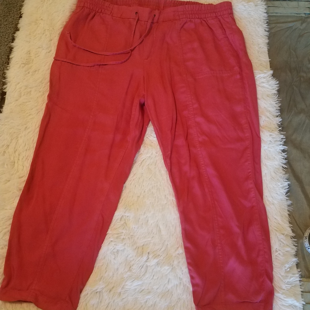 2 Pair Old Navy Linen Pants Bundle